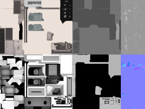 Fridge 3D Model