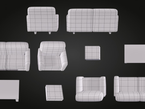 Sofa 3D Model
