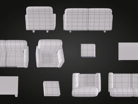 Sofa 3D Model
