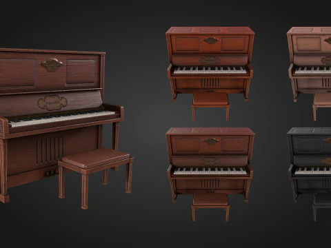 Pianoforte Modello 3D