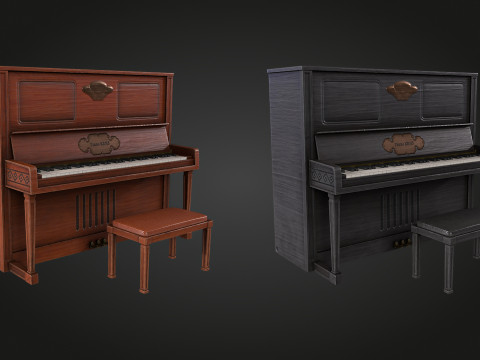 Piano 3D Model