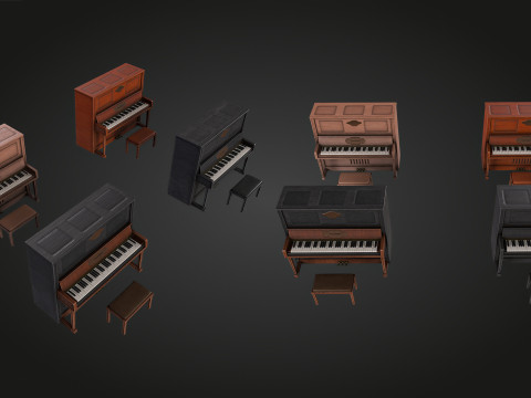 Piano 3D Model