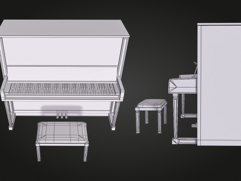 Piano 3D Model