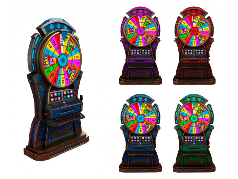 Lucky Spin Machine 3D Model