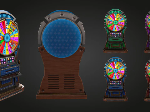 लकी स्पिन मशीन 3D मॉडल