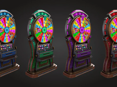 लकी स्पिन मशीन 3D मॉडल