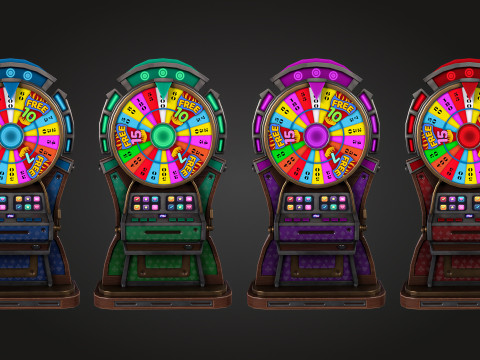 Lucky Spin Machine 3D Model
