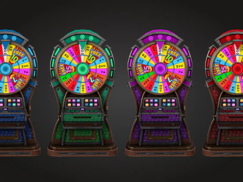 लकी स्पिन मशीन 3D मॉडल