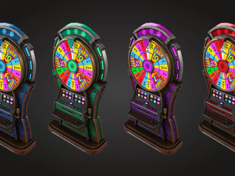लकी स्पिन मशीन 3D मॉडल