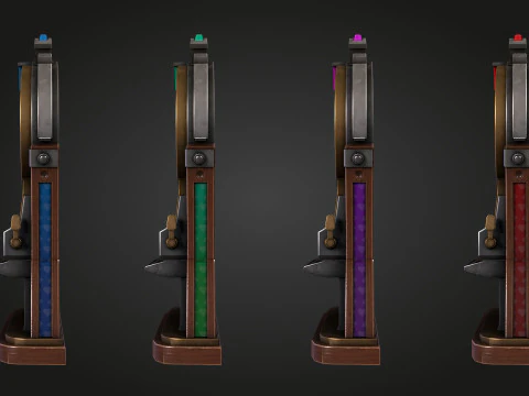 लकी स्पिन मशीन 3D मॉडल