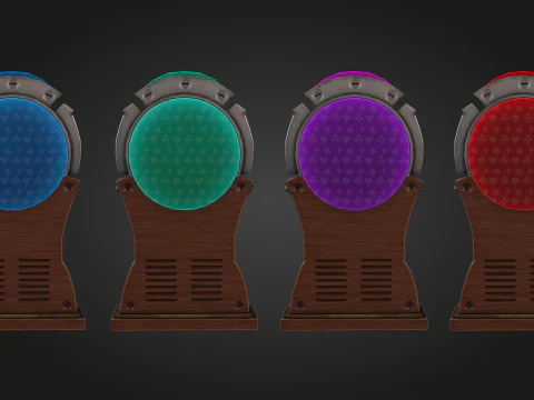 लकी स्पिन मशीन 3D मॉडल