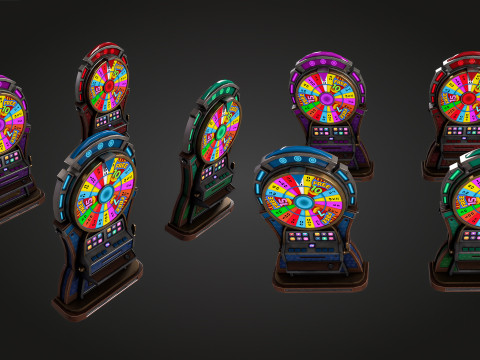 Lucky Spin Machine 3D Model