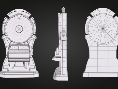 Lucky Spin Machine 3D Model