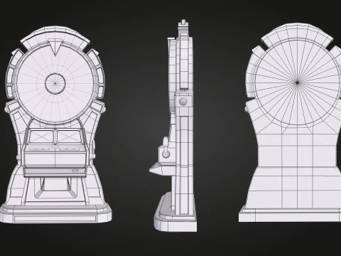 लकी स्पिन मशीन 3D मॉडल