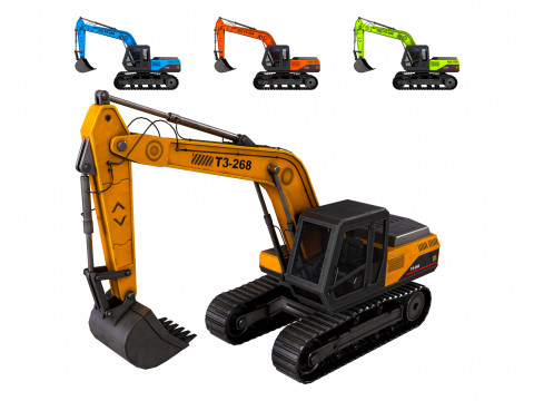 Excavator 3D Model