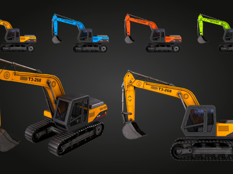 Excavator 3D Model