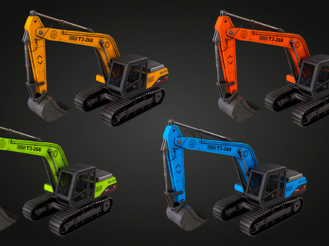Excavator 3D Model