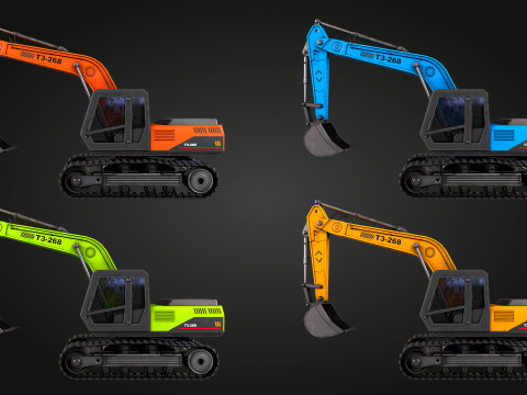 Excavator 3D Model