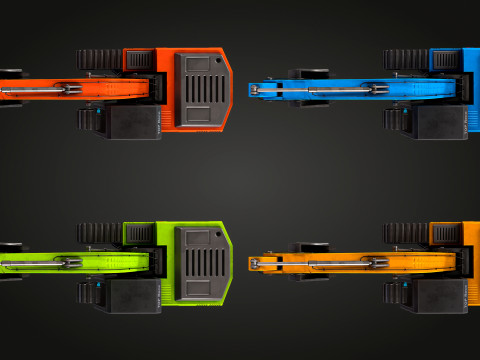 Excavator 3D Model