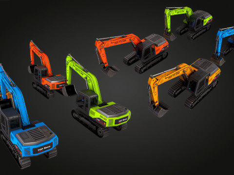 Excavator 3D Model