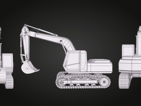 Excavator 3D Model