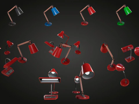 Desk Lamp 3D Model