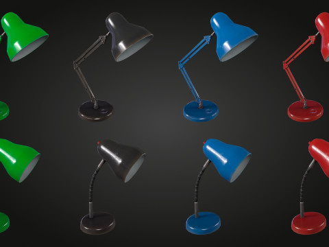 Desk Lamp 3D Model