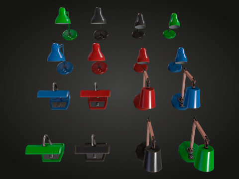 Desk Lamp 3D Model