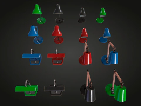Desk Lamp 3D Model
