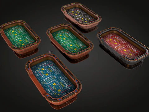 Craps Table 3D Модель