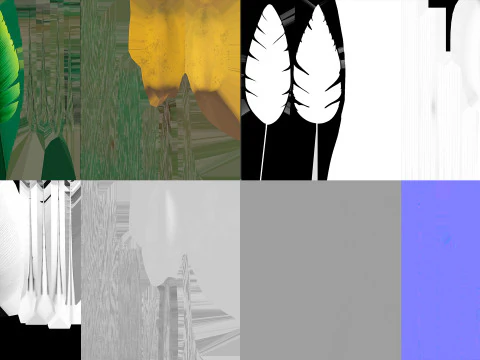 Banana Tree 3D Model