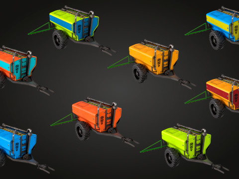 Tractor Sprayer 3D Модель