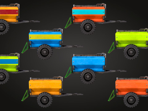 Tractor Sprayer 3D Модель
