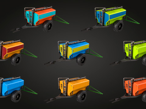 Tractor Sprayer 3D Модель