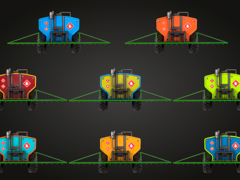 Tractor Sprayer 3D Модель