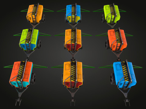 Tractor Sprayer 3D Модель
