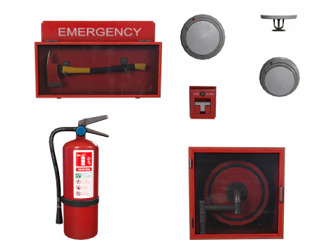 紧急消防包 3D 模型