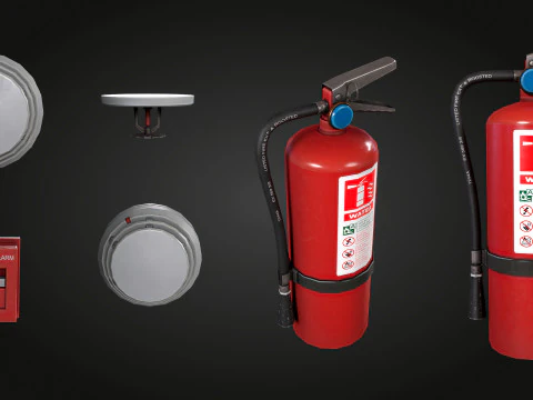 Emergency Fire Pack 3D Model