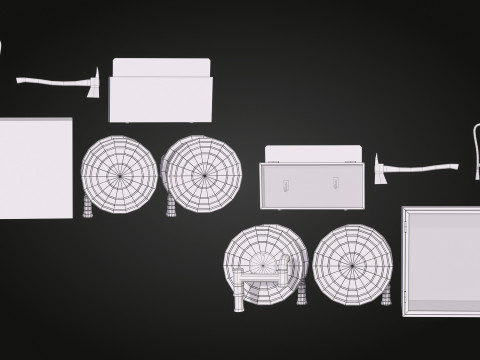 Emergency Fire Pack 3D Model