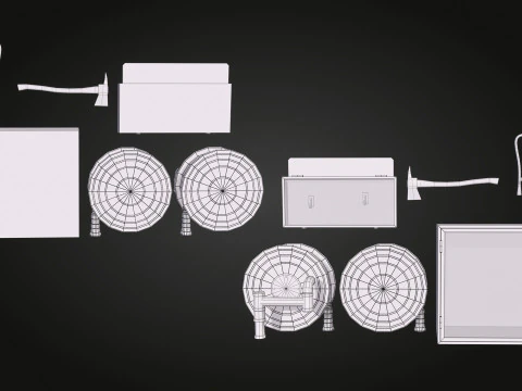 Emergency Fire Pack 3D Model