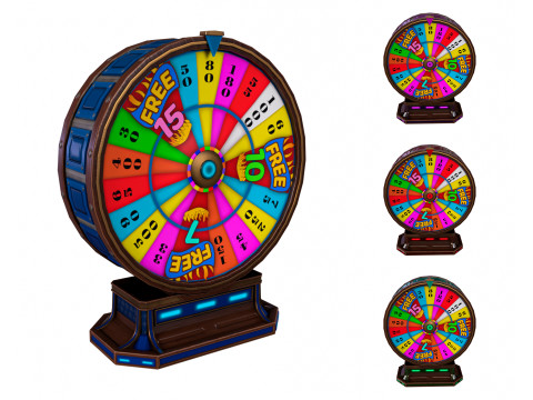 Lucky Spin Machine 3D Model