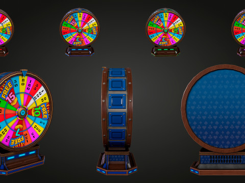 Lucky Spin Machine 3D Model