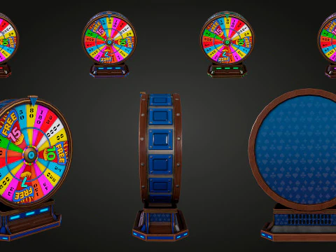 Lucky Spin Machine 3D Model