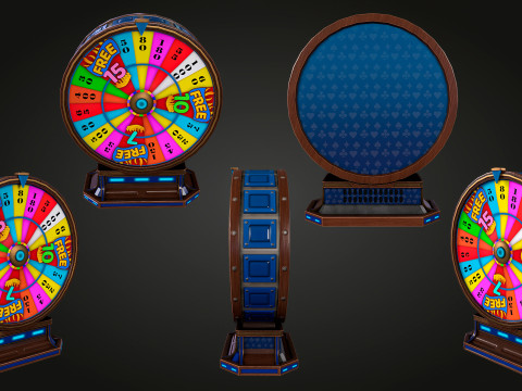 Lucky Spin Machine 3D Model
