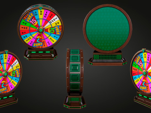 Lucky Spin Machine 3D Model