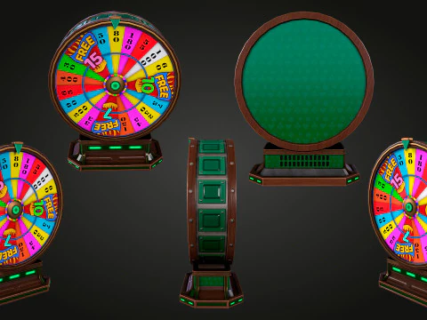 Lucky Spin Machine 3D Model