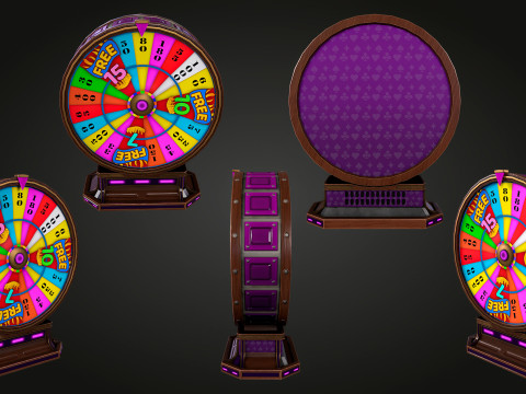 Lucky Spin Machine 3D Model