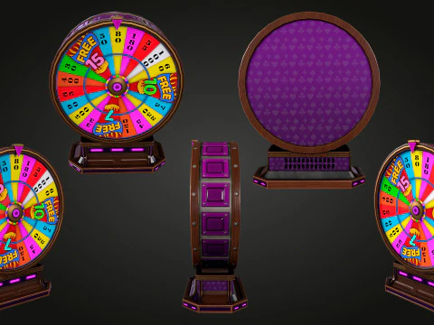 Lucky Spin Machine 3D Model