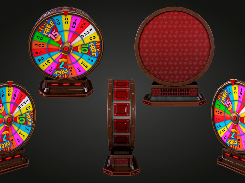 Lucky Spin Machine 3D Model
