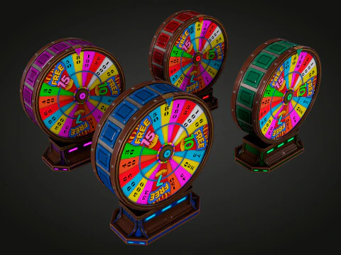 Lucky Spin Machine 3D Model